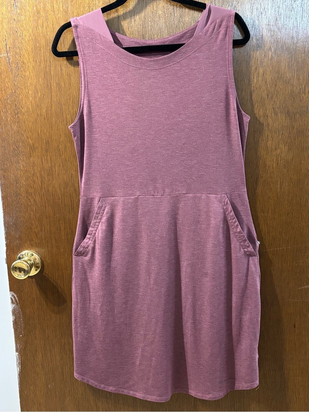 Columbia Mauve Sleeveless Pocket Mini Dress